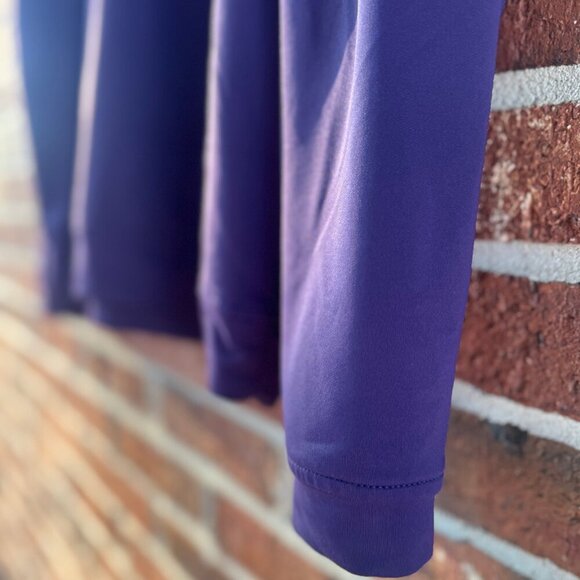 Peter Millar Mens L Purple Quarter-Zip Wexford Golf Club Hilton Head Island SC - Picture 6 of 9